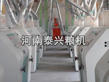河北邯鄲館陶120噸面粉機(jī)安裝案例